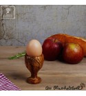 Egg cup , olive wood