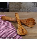 Salad server olive wood