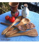 olive wood spatula set of 5 pcs