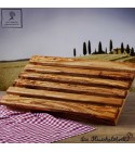 olive wood cutting board for bread