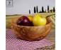 Big wooden salad bowl, handcrafted