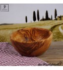 Set of olive wood bowls (3items)