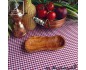 Bowl, olive wood, natural rounded