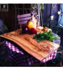 Large chopping board out of olive wood