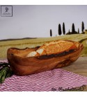 Baguetteschale, länglich, in Naturoptik