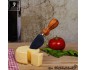 Olive wood cheese knife