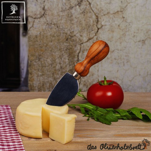 Olive wood cheese knife